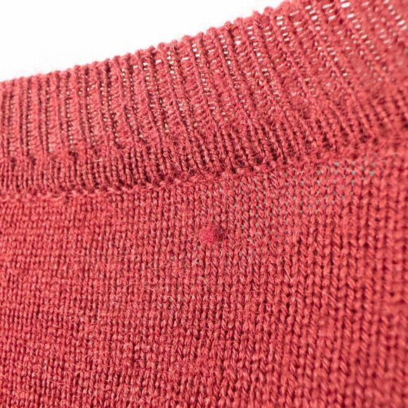 Apt 9 Merino Wool Blend Argyle Sweater Mens Large Red Preppy Academia Grandpa - Picture 10 of 16